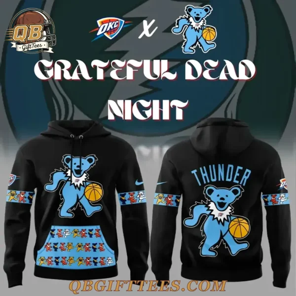 Oklahoma City Thunder Grateful Dead Night Hoodie