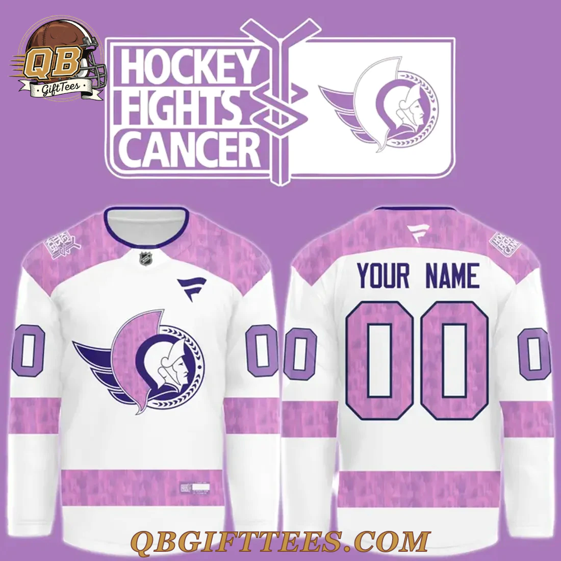Ottawa Senators Hockey Fight Cancer 2025 Hockey Jersey Ottawa Senators Hockey Fight Cancer 2025 Hockey Jersey