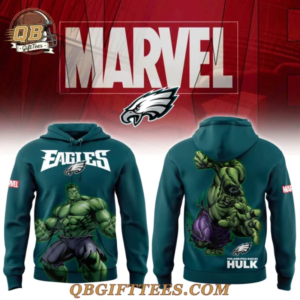 Philadelphia Eagles Hulk Marvel Hoodie