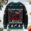 San Francisco 49ers x Deadpool Christmas Ugly Sweater San Francisco 49ers x Deadpool Christmas Ugly Sweater