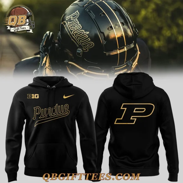 Purdue Boilermakers Dark Mode Hoodie