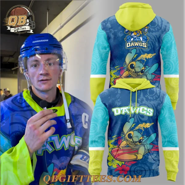 Roanoke Rail Yard Dawgs x Lilo and Stitch 2025 Hoodie