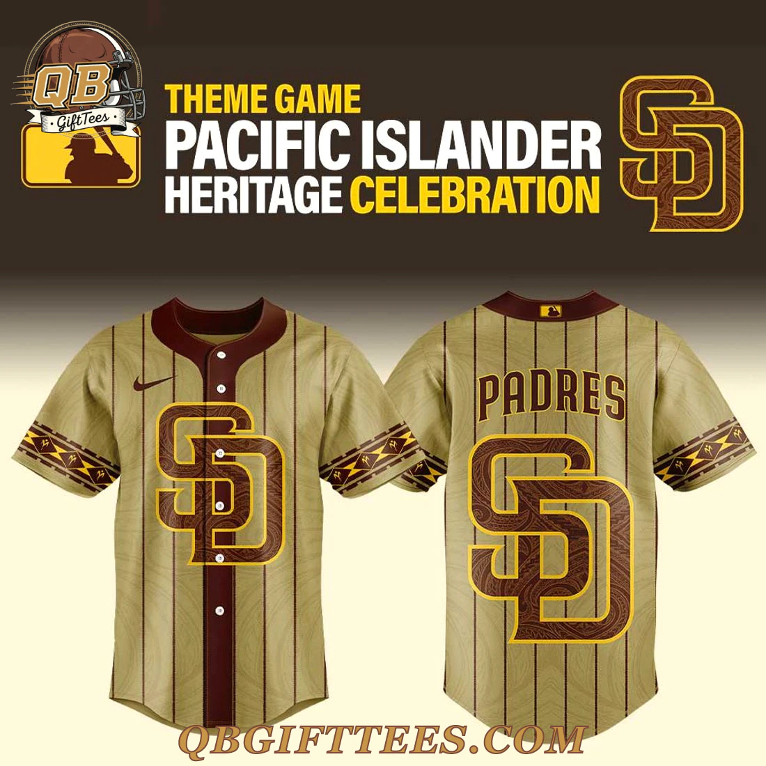 San Diego Padres x Pacific Islander Heritage Baseball Jersey San Diego Padres x Pacific Islander Heritage Baseball Jersey