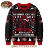 san francisco 49ers x deadpool christmas ugly sweater 2.webp