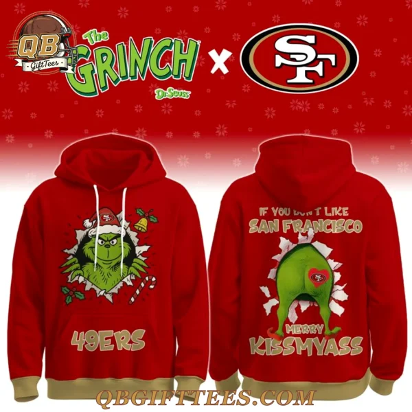 San Francisco 49ers x Grinch Naughty Christmas Limited Edition Hoodie