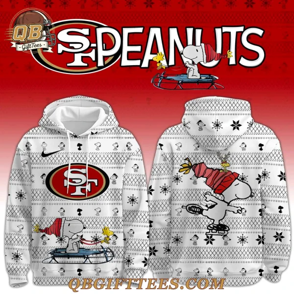 San Francisco 49ers x Snoopy Winter 2025 Edition Hoodie
