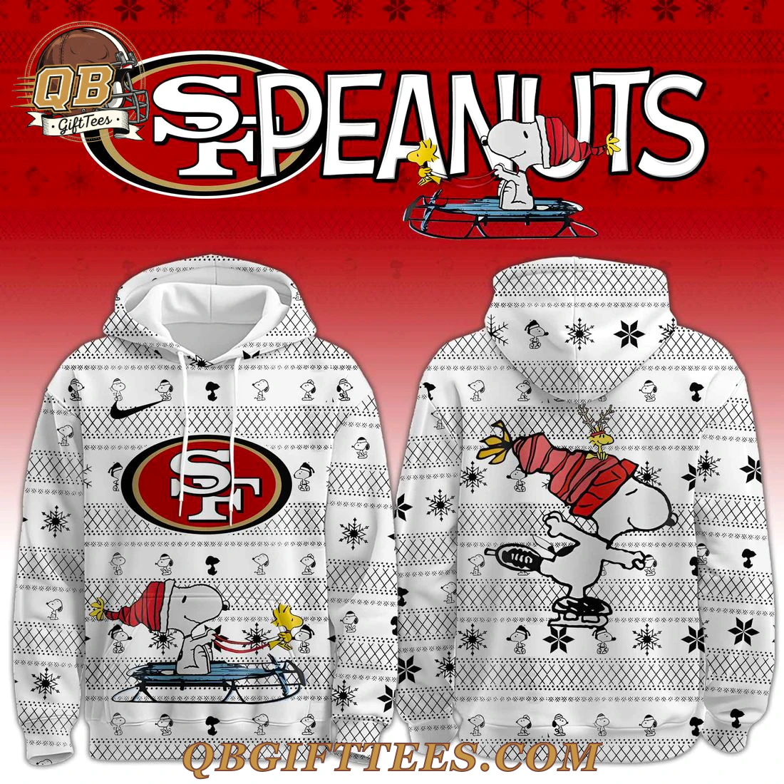 San Francisco 49ers x Snoopy Winter 2025 Edition Hoodie San Francisco 49ers x Snoopy Winter 2025 Edition Hoodie