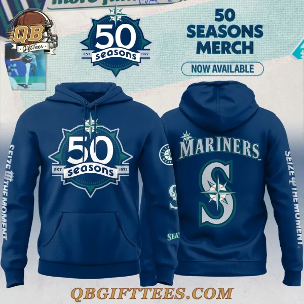 Seattle Mariners 50 Seasons Celebration Hoodie