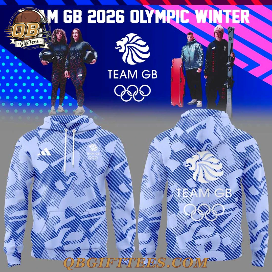 Team GB kit for the Milano Cortina 2026 Olympic Winter Games Limited Edition Hoodie Team GB kit for the Milano Cortina 2026 Olympic Winter Games Limited Edition Hoodie