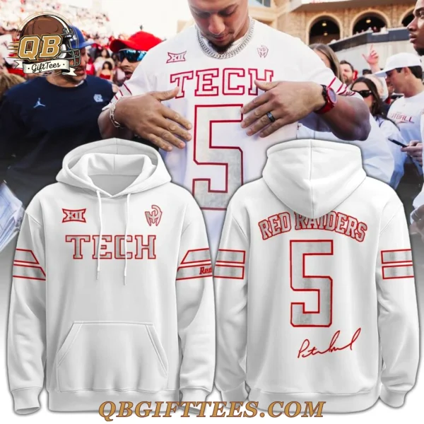 Texas Tech Red Raiders Patrick Mahomes II  Edition White Hoodie