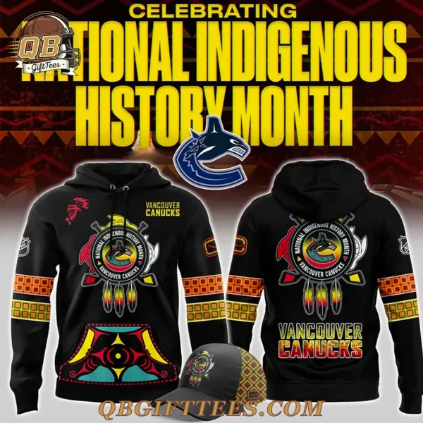 Vancouver Canucks  National Indigenous History Month Limited Edition Hockey Hoodie
