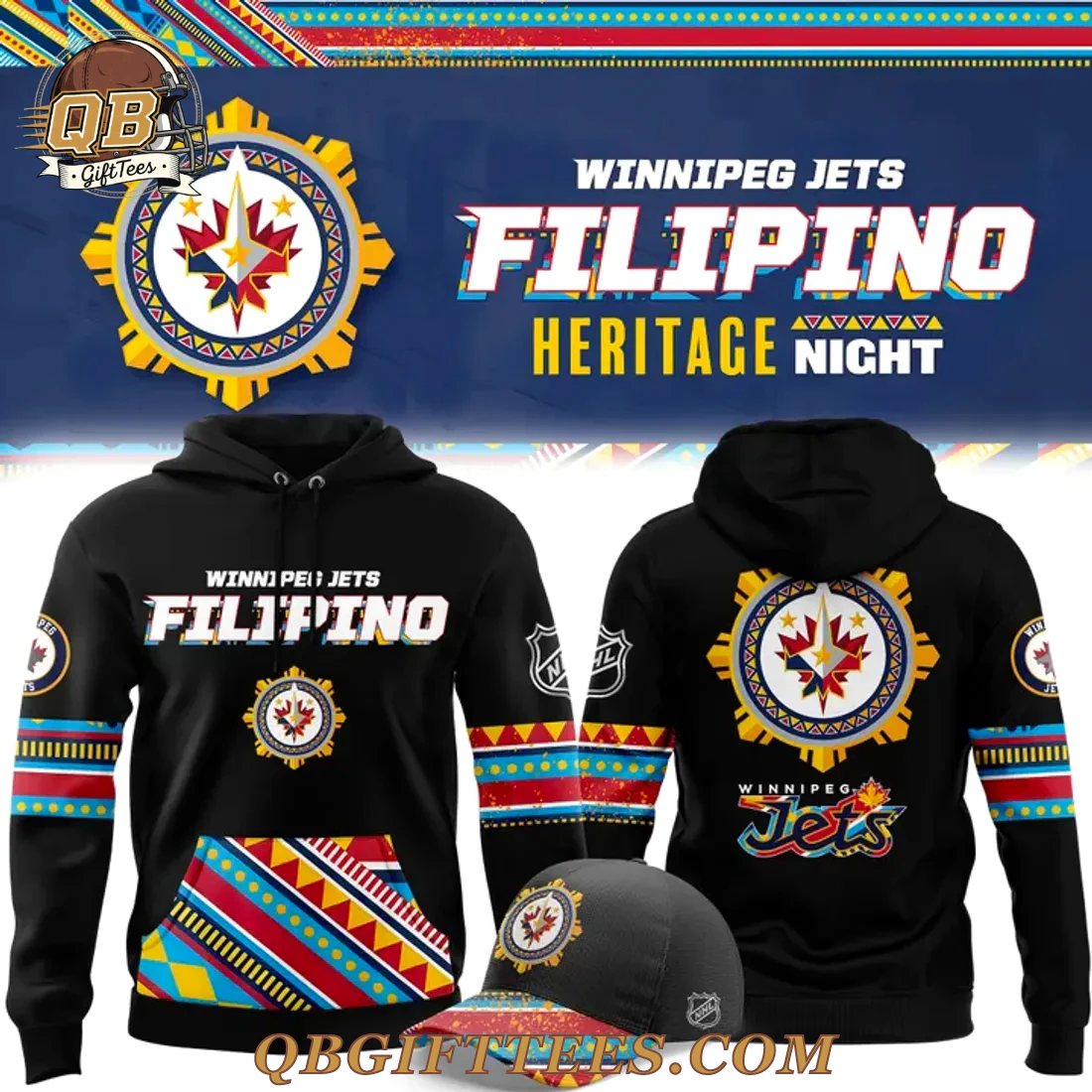 Winnipeg Jets Filipino Heritage Night 2025 Hoodie Winnipeg Jets Filipino Heritage Night 2025 Hoodie