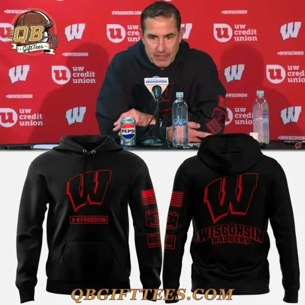 Wisconsin Badgers football Coach Luke Fickell Special Edition Hoodie