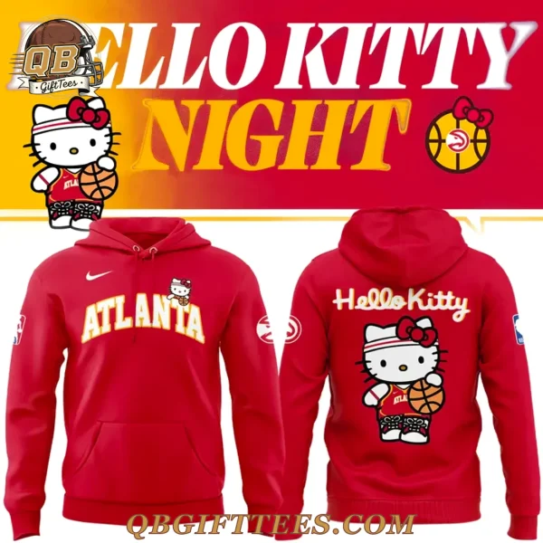 Atlanta Hawks x Hello Kitty for fans 2025 Edition Hoodie