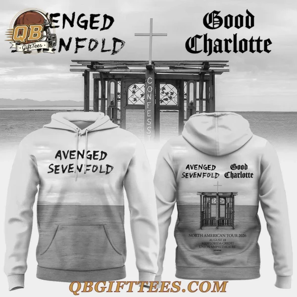 Avenged Sevenfold x Good Charlotte Tour merch Limited Edition Hoodie
