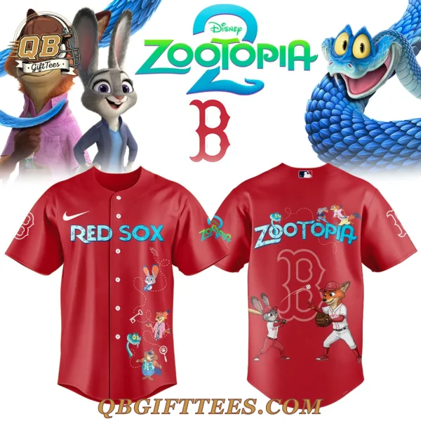 Boston Red Sox x Zootopia 2 Limited Edition Basebase Jersey