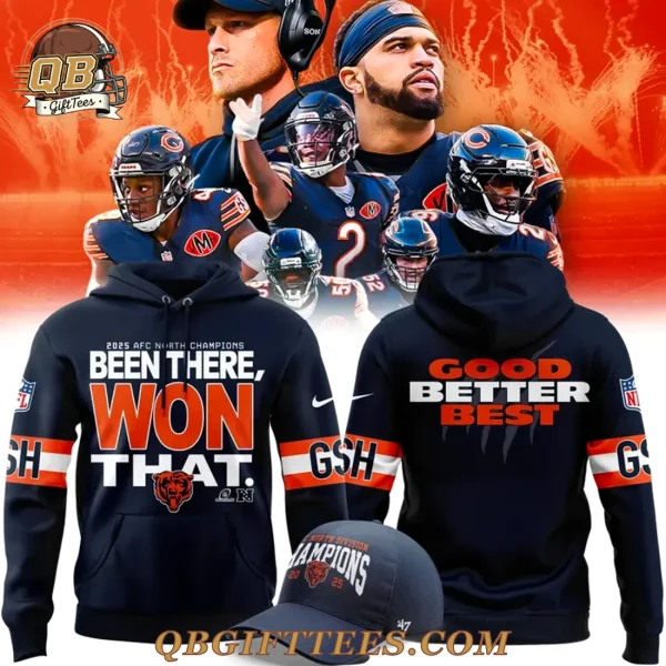 Chicago Bears 2025 AFC West Division Champions Special Edition Hoodie