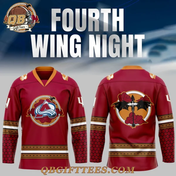Colorado Avalanche Fourth Wing Night Limited Edition Jersey