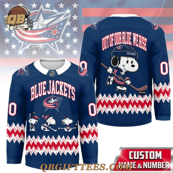 Columbus Blue Jackets x  Snoopy Edition Hockey Jersey