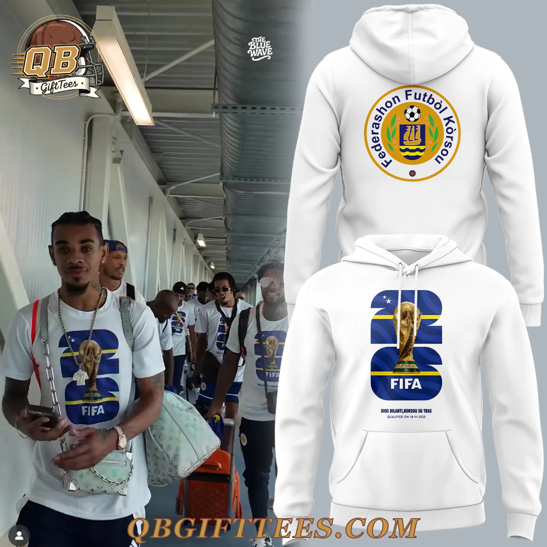 Curacao National Football One island Hoodie Curacao National Football One island Hoodie
