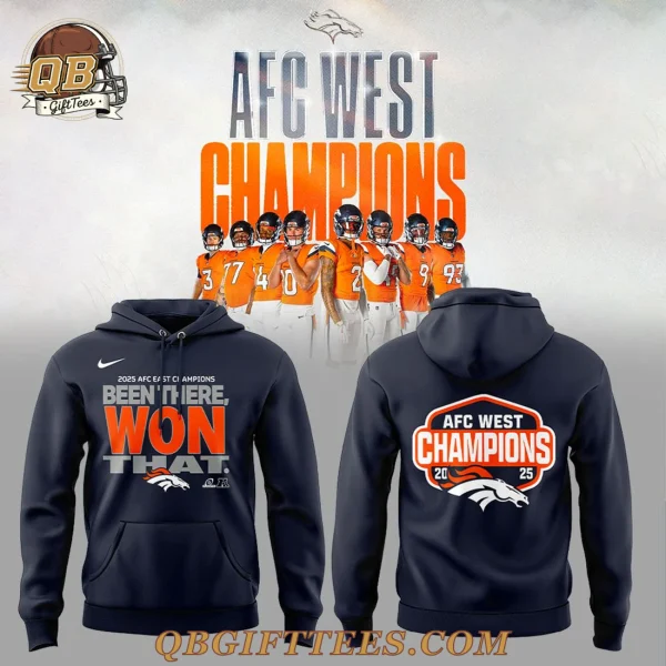 Denver Broncos AFC West Champions New Hoodie