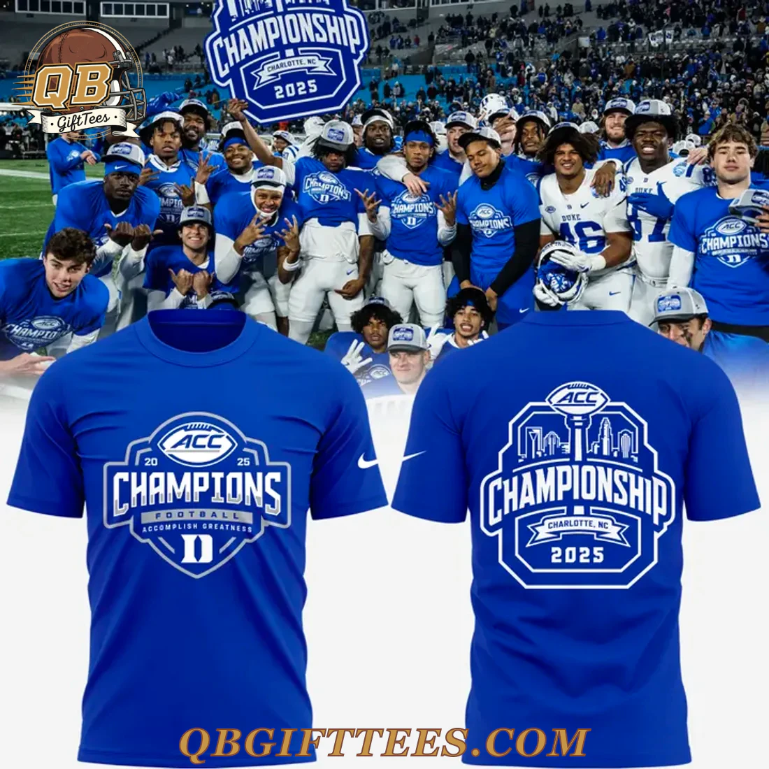 Duke Blue Devils ACC Football Championship 2025 Edition Shirt Duke Blue Devils ACC Football Championship 2025 Edition Shirt
