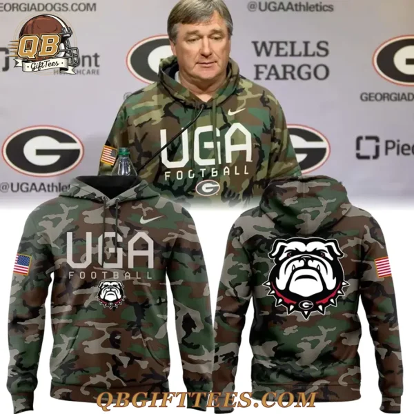 Georgia Bulldogs UGA Football Edition Camo Hoodie
