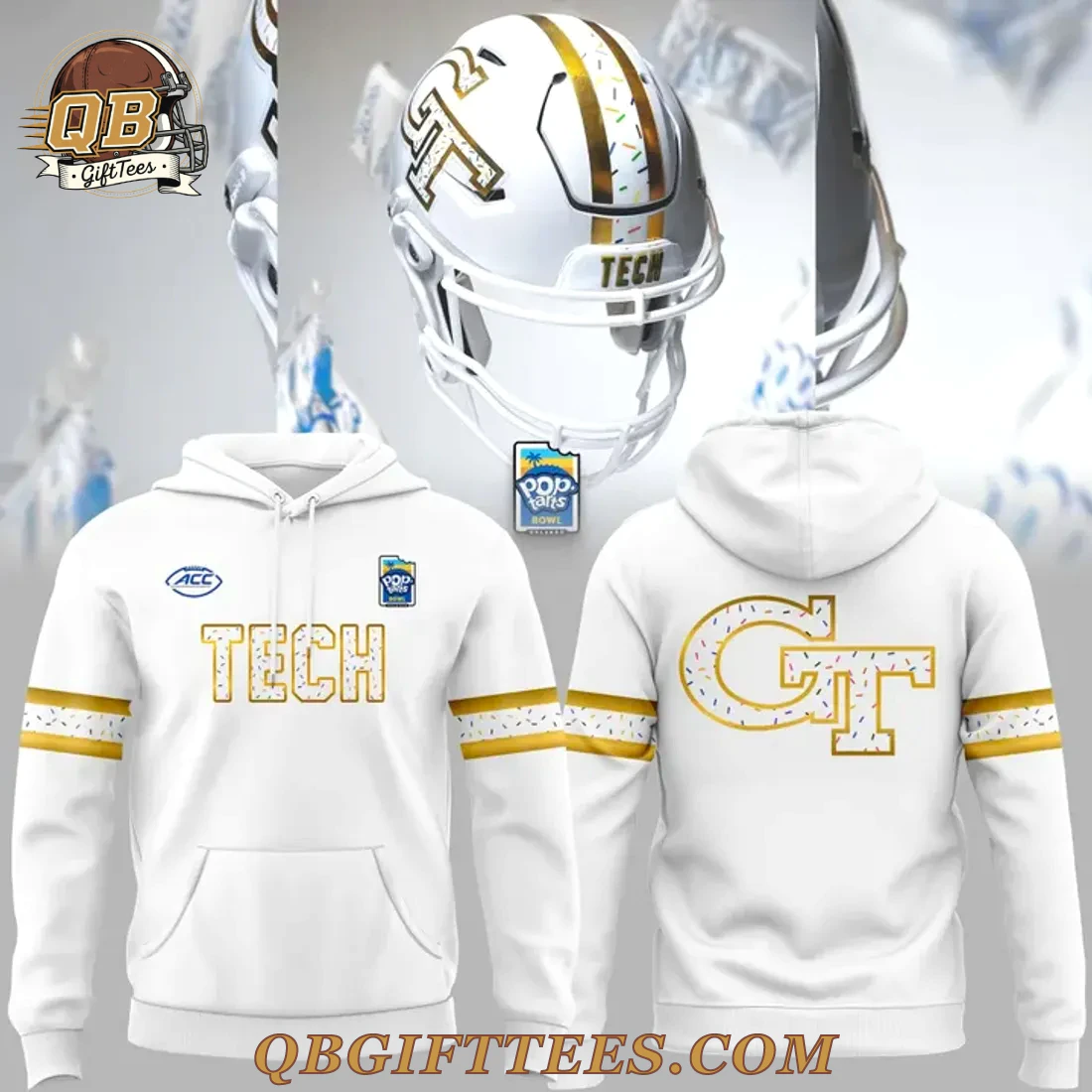 Georgia Tech Football Pop-Tarts Bowl Limited Edition Hoodie Georgia Tech Football Pop-Tarts Bowl Limited Edition Hoodie