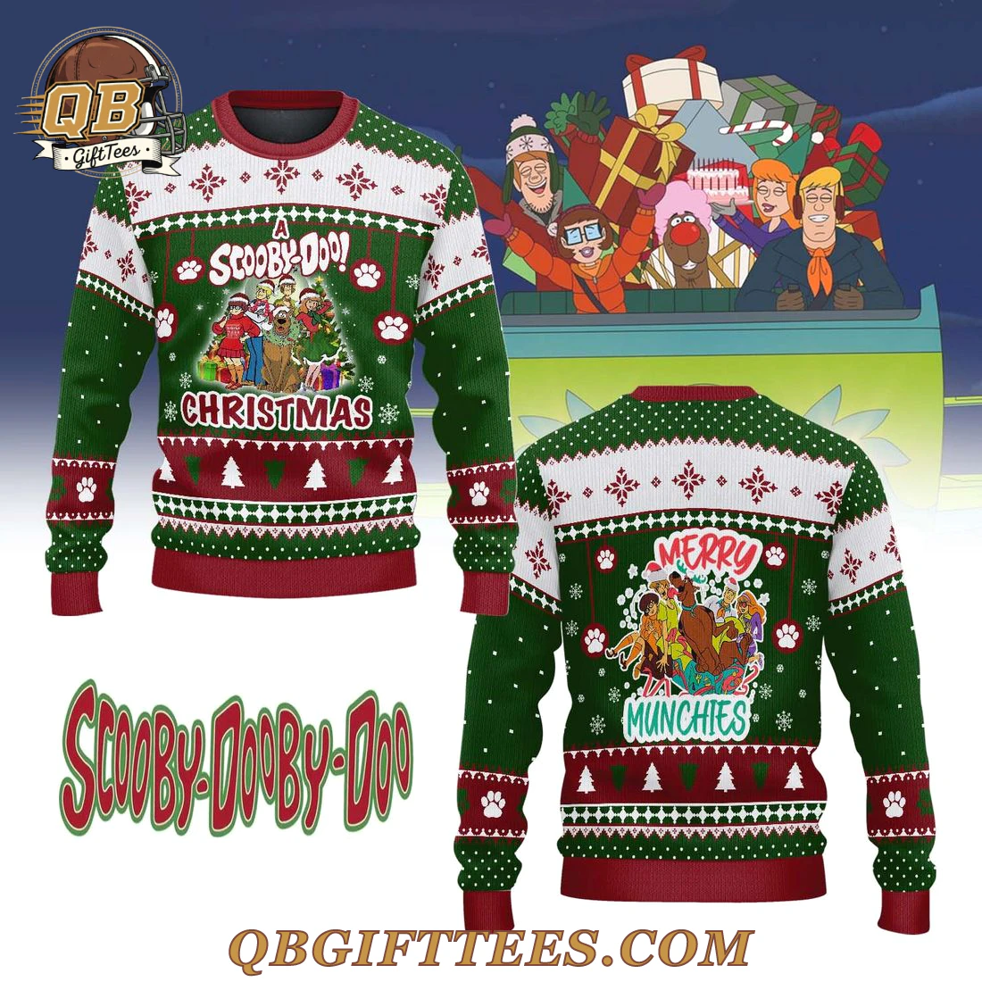 Gleammerch Scooby-Doo Special Edition Ugly Sweater Gleammerch Scooby-Doo Special Edition Ugly Sweater