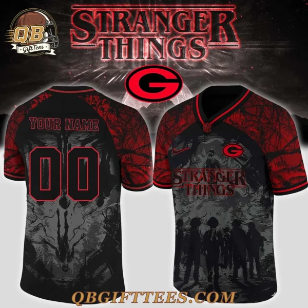 Green Bay Packers x Stranger Thing 5 Special Edition Football Jersey