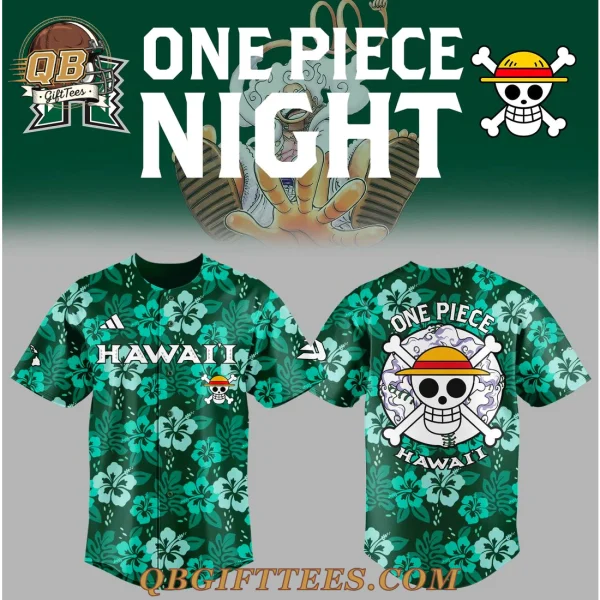 Hawaii Rainbow Warriors x One Piece Special Edition Baseball Jersey