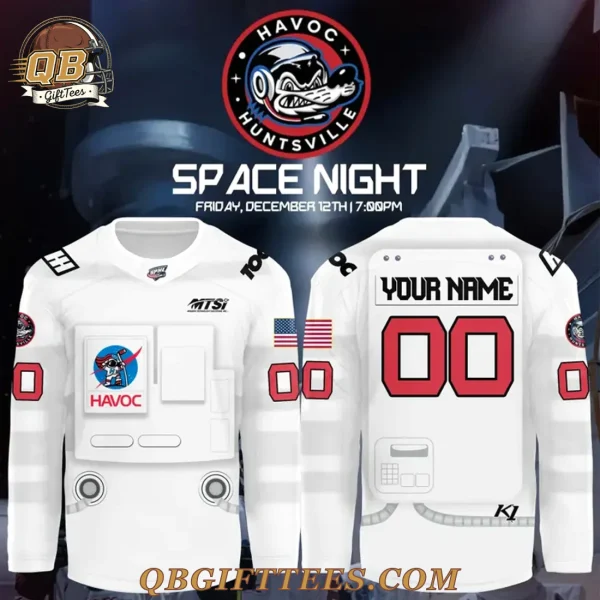 Huntsville Havoc x Space Night 2025 Special Edition Hockey Jersey