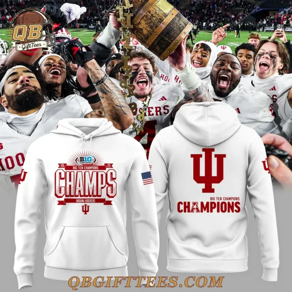 Indiana Football We are Champions 2025 Special Edition Hoodie