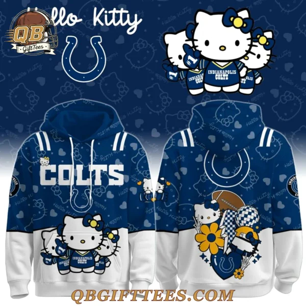 Indianapolis Colts x Hello Kitty Cute Crossover Edition Hoodie