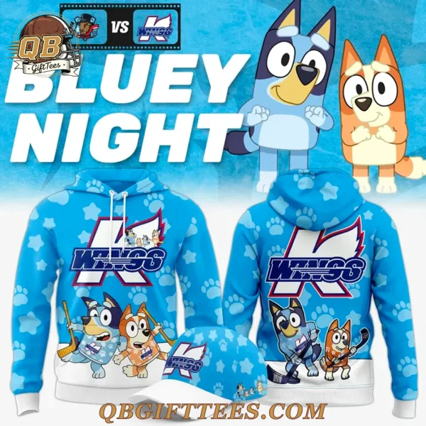 Kalamazoo Wings x Bluey Night Limited Edition Hoodie