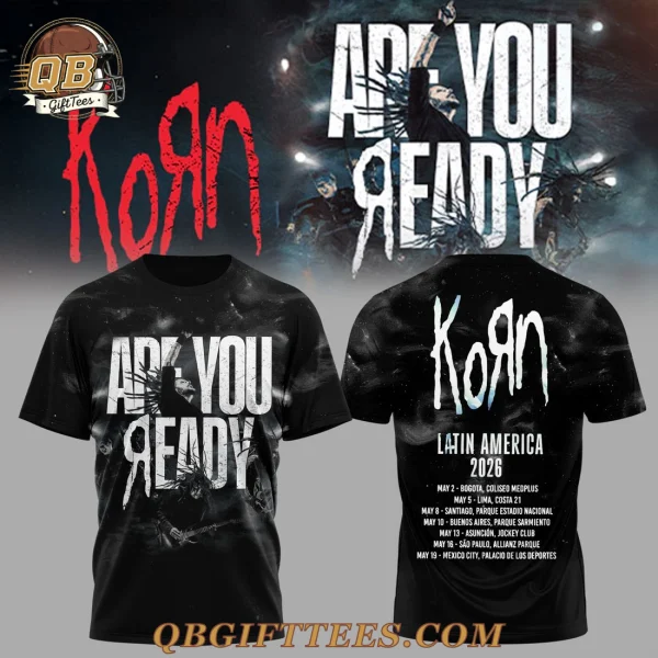 KORN ARE YOU READY TOUR Limited Edition Shirt