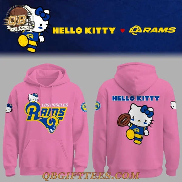 LA Rams x Hello Kitty Limited Edition Pink Hoodie