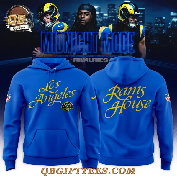 Los Angeles Rams Midnight Blue 2025 Rivalries Edition Hoodie
