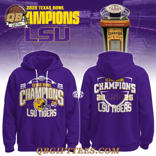 LSU Tigers 2025 Texas Bowl Champions Special Edition Hoodie