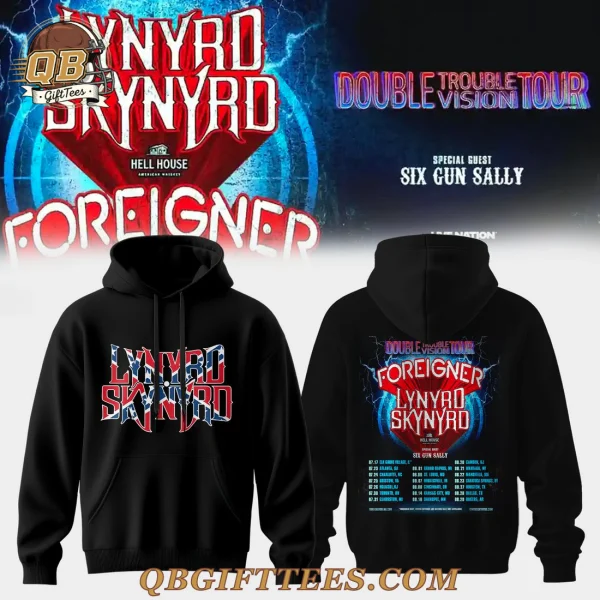 Lynyrd Skynyrd Double Trouble Double Vision Tour Limited Edition Hoodie