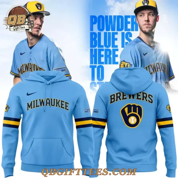 Milwaukee Brewers Powder Blue 2025 Limited Edition Hoodie