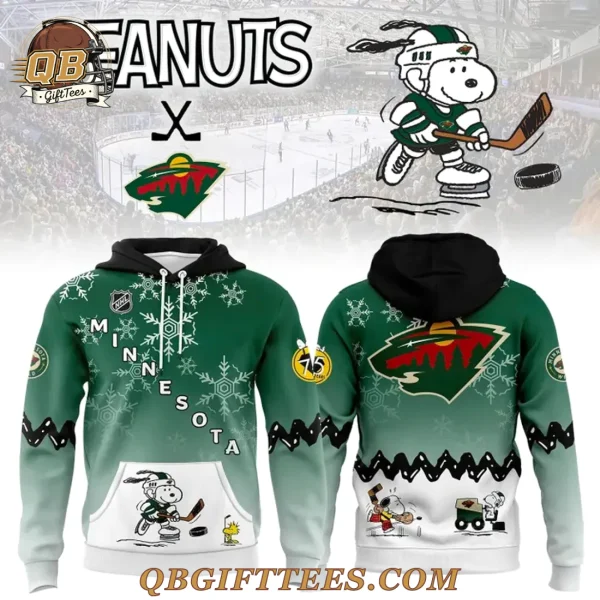 Minnesota Wild x Peanuts Night Limited Edition Hoodie