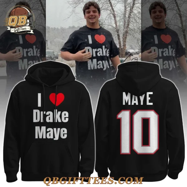 New England Patriots I Drake Maye Hoodie