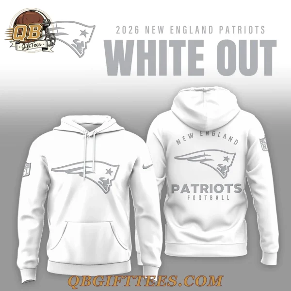 New England Patriots White Out 2026 Special Edition Hoodie