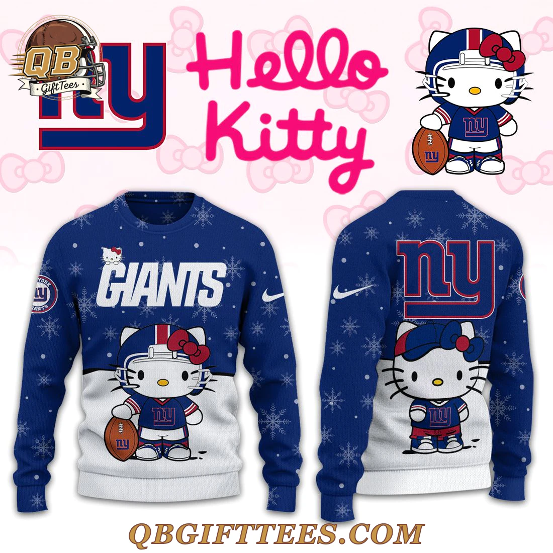 New York Giants x Hello Kitty Limited Edition Ugly Sweater New York Giants x Hello Kitty Limited Edition Ugly Sweater