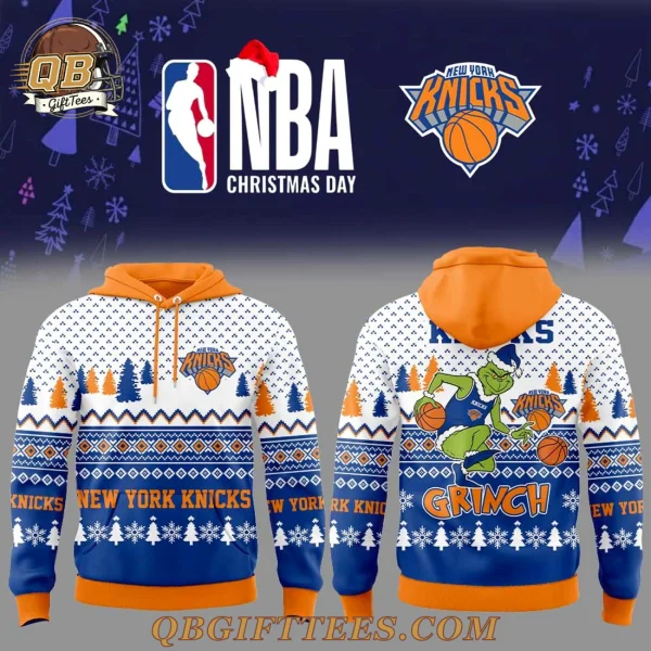 New York Knicks Christmas Grinch Jumper 2025 Hoodie