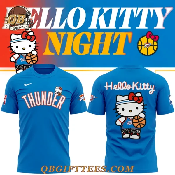 Oklahoma City Thunder x Hello Kitty for fans Special Edition Shirt
