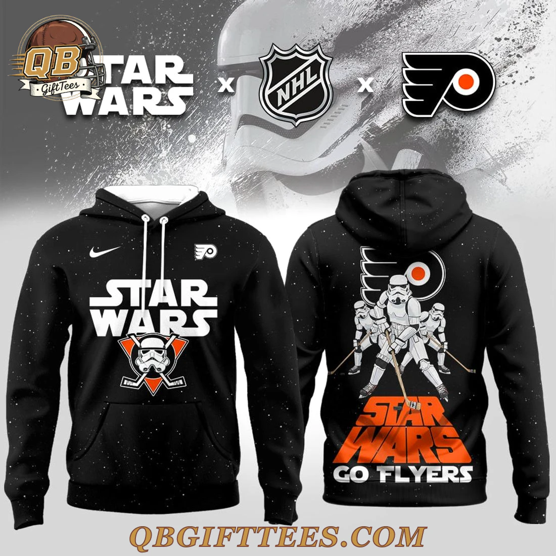 Philadelphia Flyers Star Wars Imperial Trooper Edition Hoodie Philadelphia Flyers Star Wars Imperial Trooper Edition Hoodie