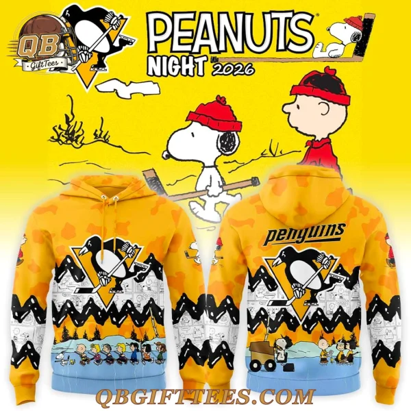 Pittsburgh Penguins x Peanuts Night 2026 Edition Hoodie