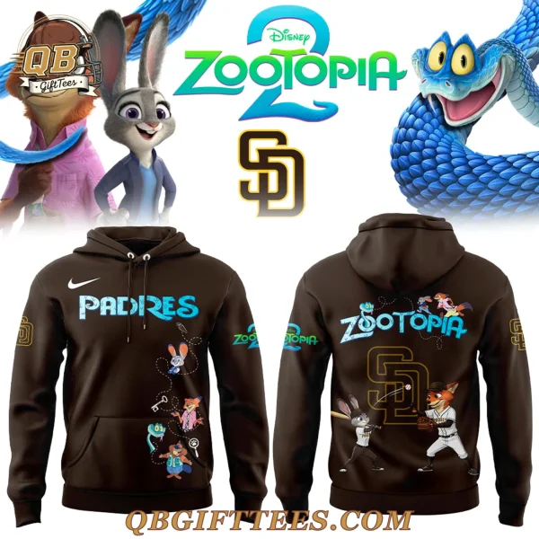 San Diego Padres x Zootopia 2 Limited Edition Hoodie